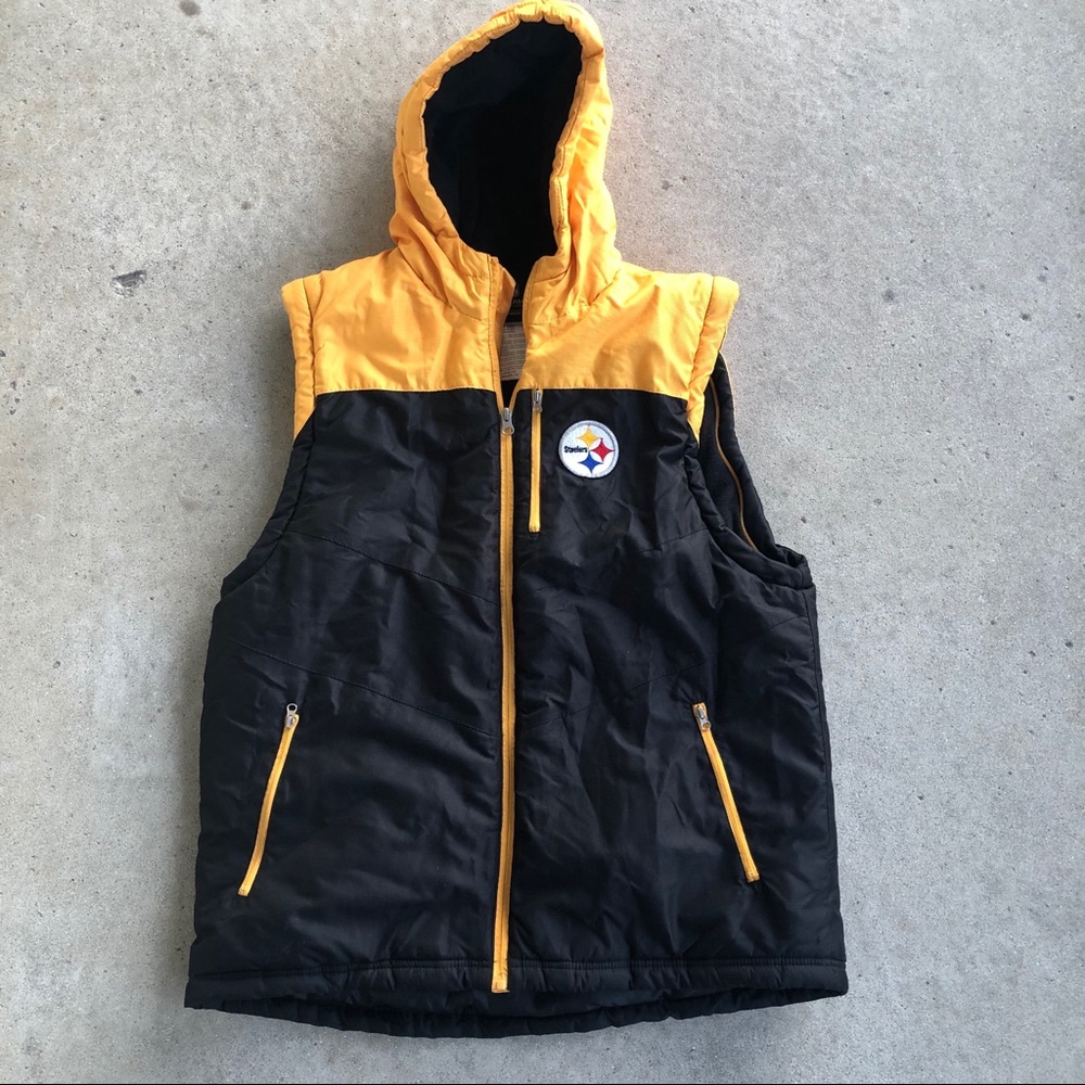 NFL Team Apparel Youth Pittsburgh Steelers vest XL